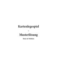 Kartenlegespiel - Musterlösung - Aulis