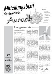 Download Mitteilungsblatt (pdf) - Aurach