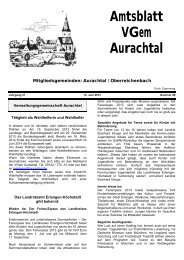 Amtsblatt - 13.06.2013 - Nr. 08 - Aurachtal