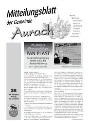 Download Mitteilungsblatt (pdf) - Aurach