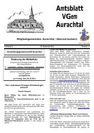 Amtsblatt VGem Aurachtal