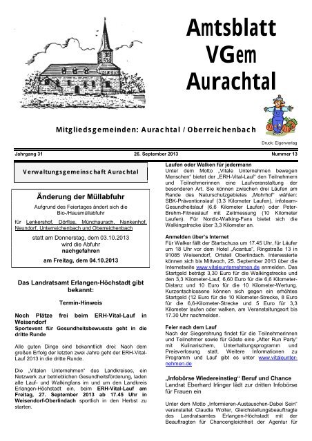 Amtsblatt Vgem Aurachtal