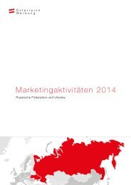 Marketingaktivitäten Russland-Ukraine 2014 - Österreich Werbung