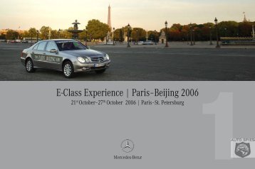 Mercedes-Benz Paris to Bejing official roadbook-Leg one - AutoSpies