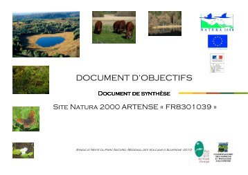 Artense DOCOB 2010 Doc-synthèse - DREAL Auvergne