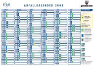 GE S ABFALLKALENDER 2008 - AV.E