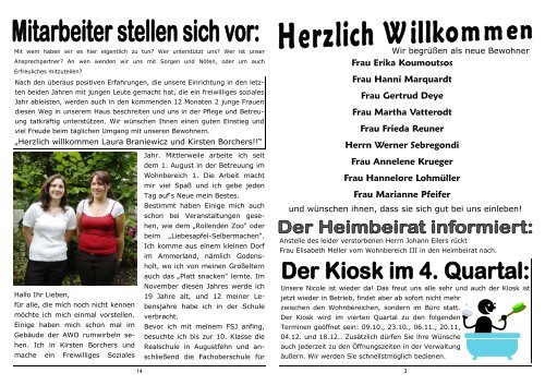 Heft 4/2007 - AWO Bezirksverband Weser-Ems