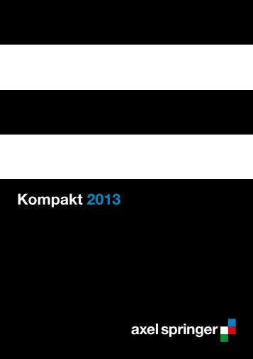 Kompakt 2013 - Axel Springer