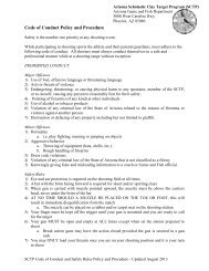 Code of Conduct Policy and Procedure - Arizona Game and Fish ...
