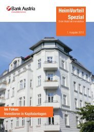 HeimVorteil Spezial - Bank Austria ImmobilienService