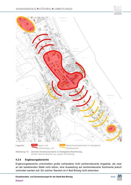 Entwurf Einzelhandels- und Zentrenkonzept für die Stadt Bad Breisig