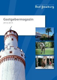 Gastgebermagazin 2013 - 2014 (PDF-Datei, 14,38 ... - Bad Homburg