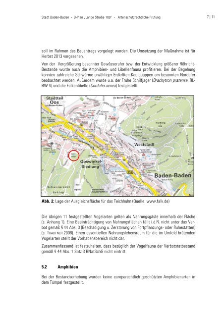 Artenschutzrechtliche Pruefung - Baden-Baden