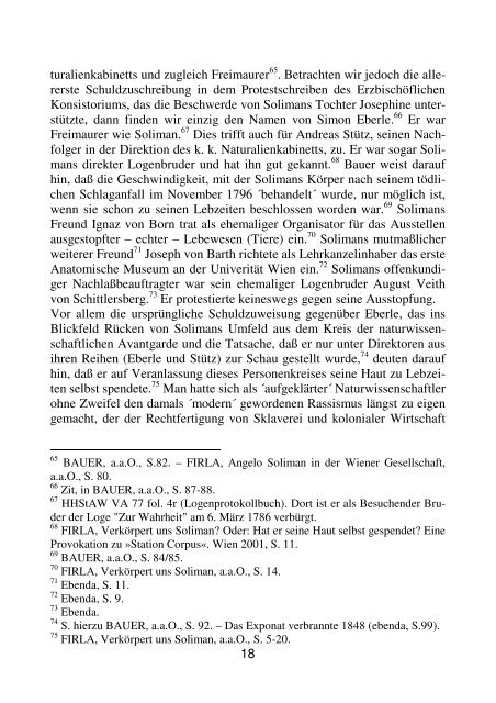 Angelo Soliman. Ein Wiener Afrikaner im 18. Jahrhundert - Baden