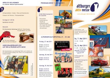 ALTBURGER-KULTURFESTIVAL 27. - Autohaus Weeber