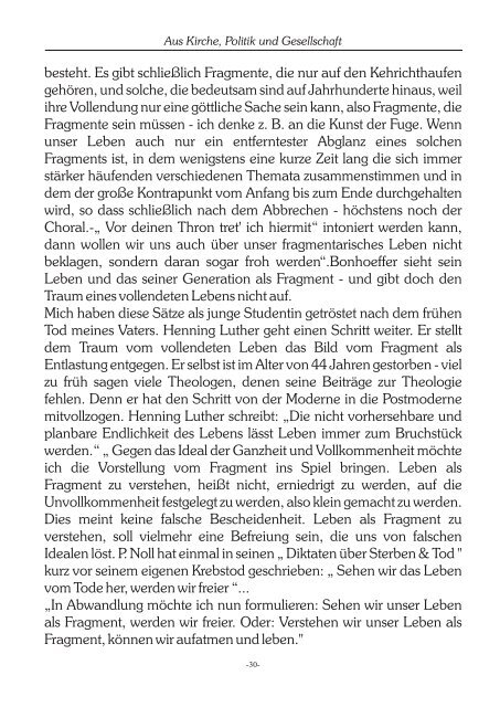 INFORMATIONSBRIEF Nr. 40 / 2-2004 April - Mai - Juni - BAGSO