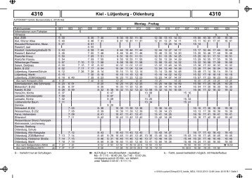 4310 Kiel - Lütjenburg - Oldenburg (PDF, 52KB) - Bahn.de