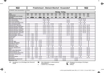 922 Friedrichsort - Dänisch Nienhof - Krusendorf (PDF ... - Bahn.de