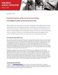 For a list of selected references, please view the ... - Bain & Company