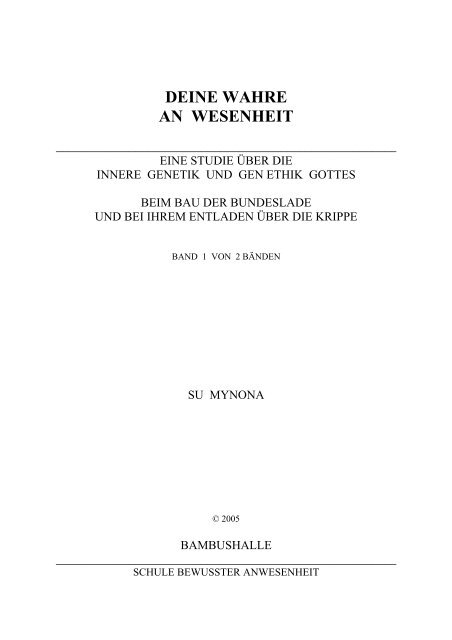 Deine Wahre An Wesenheit Bei Bambushalle