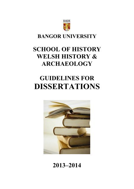 bangor university dissertation example