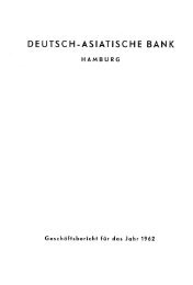 deutsch.asiatische bank - Historische Gesellschaft der Deutschen ...