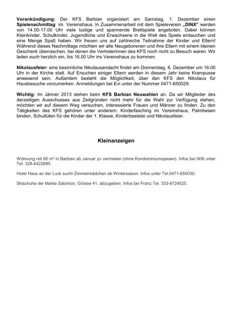 Kollmann 18.11.2012 (284 KB) - .PDF - Gemeinde Barbian
