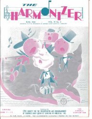 June 1950 - Barbershop Harmony Society