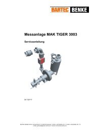 Messanlage MAK TIGER 3003 - Bartec Sicherheits-Schaltanlagen ...