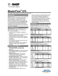 MasterFlow 870 TDS - BASF Construction Chemicals Pacific