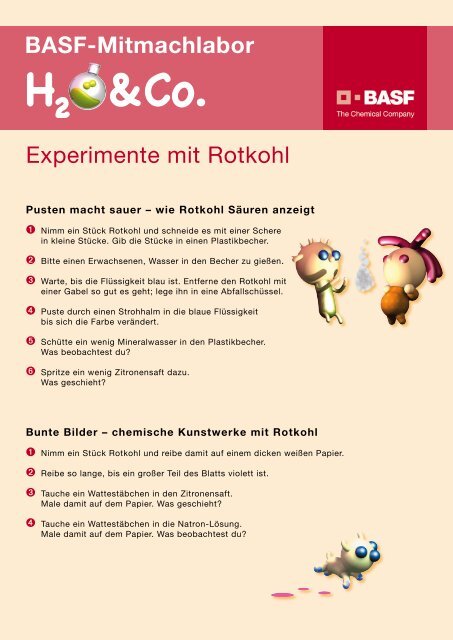 Experimente mit Rotkohl BASF-Mitmachlabor - BASF.com