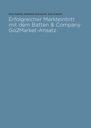 Erfolgreicher Markteintritt mit dem Batten & Company Go2Market ...