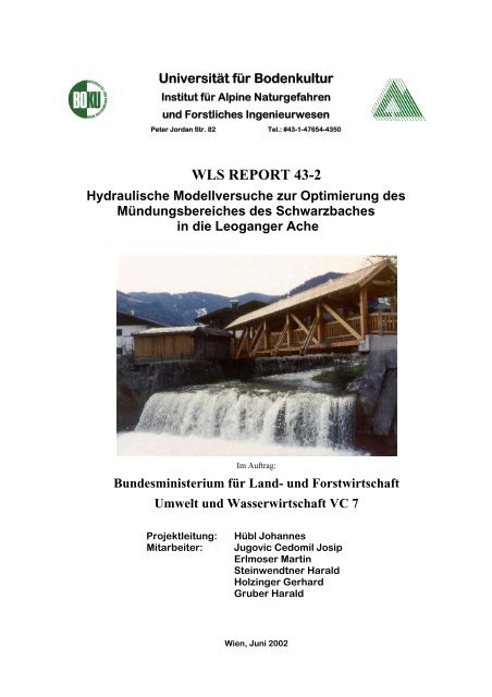 Hydraulische Modellversuche zur Optimierung des ...