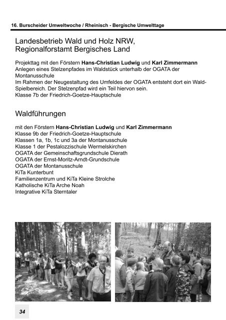 16. Burscheider Umweltwoche Programmheft - Bergischer ...