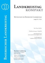 Ausgabe Nr. 3 / 2013 - Bayerischer Landkreistag