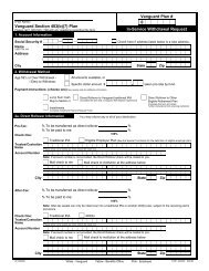 In Service Withdrawal Form