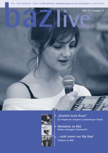 Download baz live Ausgabe 13 (PDF-Datei, 10 MB) - BAZ Esslingen