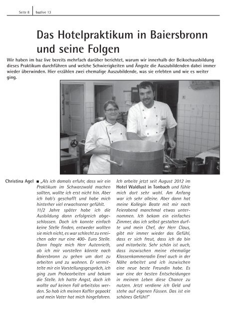 Download baz live Ausgabe 13 (PDF-Datei, 10 MB) - BAZ Esslingen