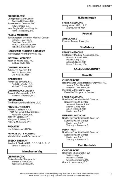 CATAMOUNT BLUE NCQA.sv - Blue Cross Blue Shield