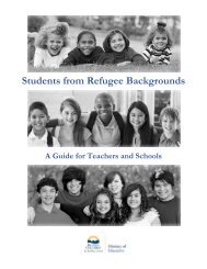 Students from Refugee Backgrounds - Guide - Education