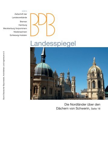 Landesspiegel 03/13 herunterladen - Architekten - Ingenieure ...