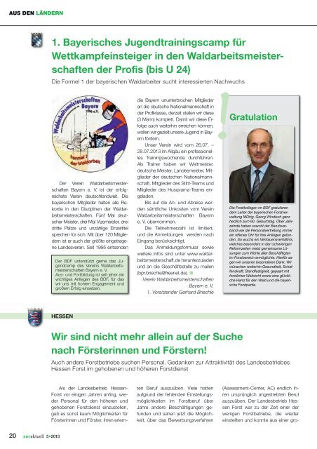 Ausgabe 05/2013 - BDF