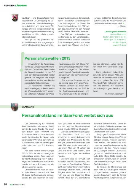 Ausgabe 05/2013 - BDF