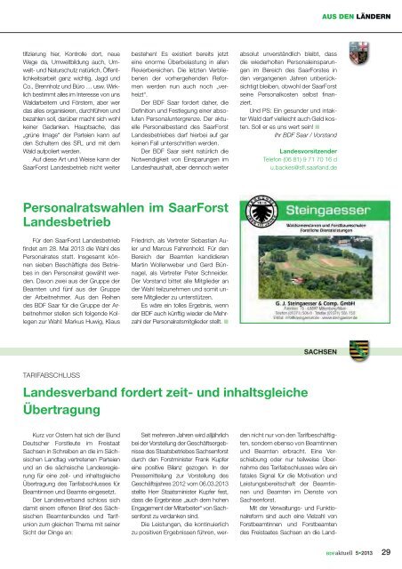 Ausgabe 05/2013 - BDF