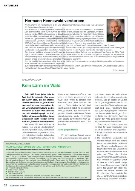 Ausgabe 05/2013 - BDF