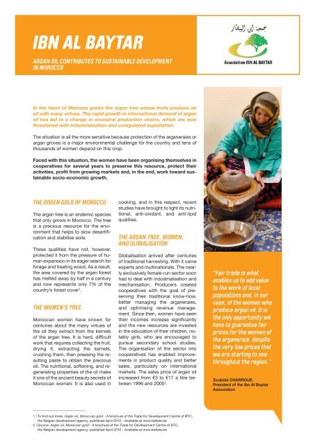 IBN AL BAYTAR - Trade for Development Centre