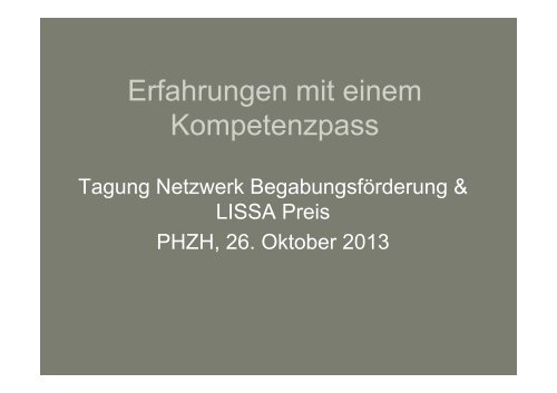 Atelier 3 - Netzwerk Begabungsförderung