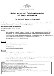 Download Gefahren- und Sicherheitshinweise - Begadi