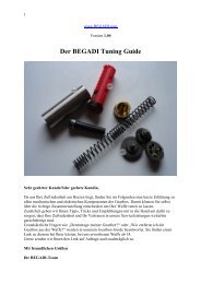 Der BEGADI Tuning Guide