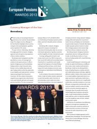 Currency Manager of the Year: Berenberg - Berenberg Bank